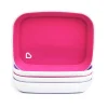 Splash Plates - Pink/Purple - 4pk