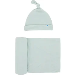 Stretch Knit Swaddle & Hat Set