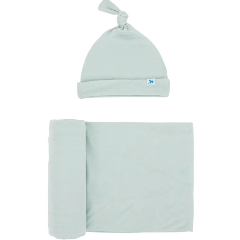 Stretch Knit Swaddle & Hat Set
