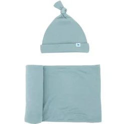 Stretch Knit Swaddle & Hat Set