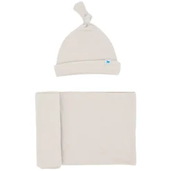 Stretch Knit Swaddle & Hat Set