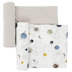 Stretch Knit Swaddle Blanket - 2 Pack