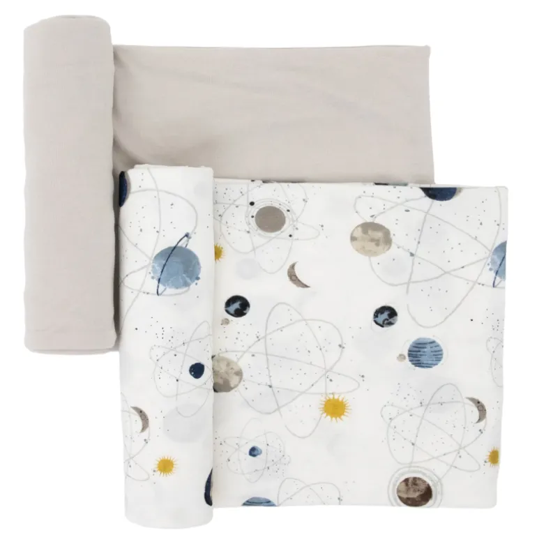 Stretch Knit Swaddle Blanket - 2 Pack