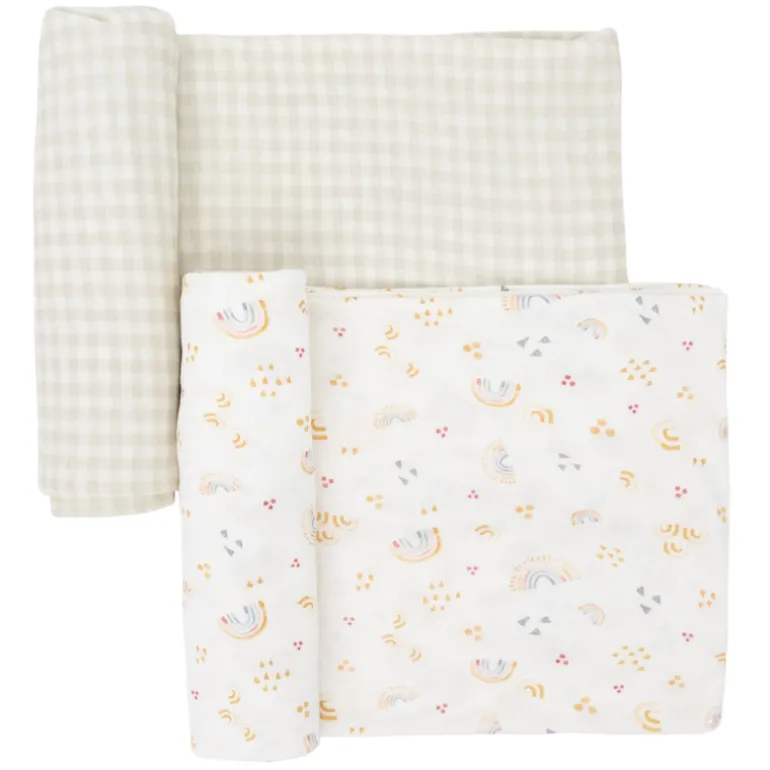 Stretch Knit Swaddle Blanket - 2 Pack