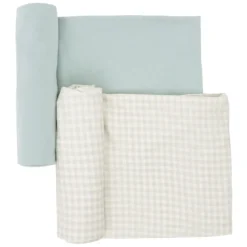 Stretch Knit Swaddle Blanket - 2 Pack
