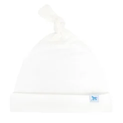 Stretch Knit Top Knot Hat