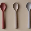 Toddler Spoons - 3 pack - Fog/Rye/Brick