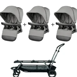 Triplette Chassis with 3 Pop-Up Seats Bundle