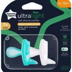 Ultra-Light Silicone Pacifier - 2 Pack