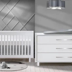 Urban Convertible Crib and Urban 3 Drawer Dresser Combo