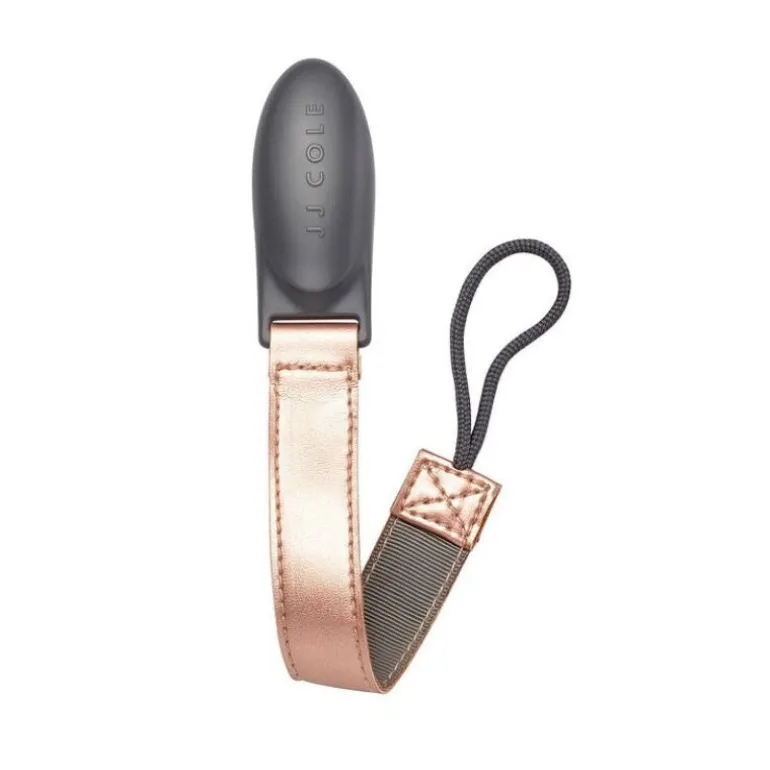 Vegan Leather Pacifier Clip - Rosegold