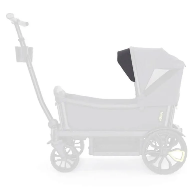 Visor for Retractable Canopy - Grey