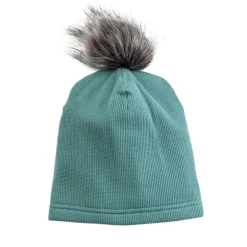 Waffle Pom Pom Hat