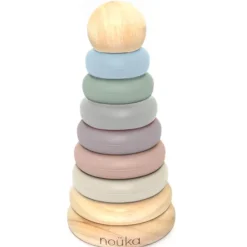 Wood & Silicone Stacker
